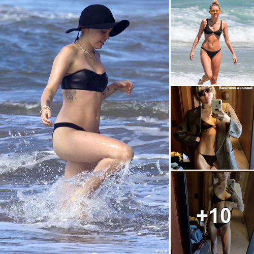 Miley Cyrus Radiates Confidence in Beach Bikini Unleashing